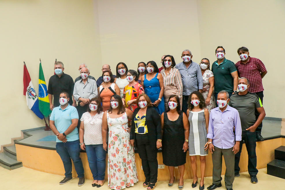 Nova diretoria empossada do Sintufal para o biênio 2021-2023.