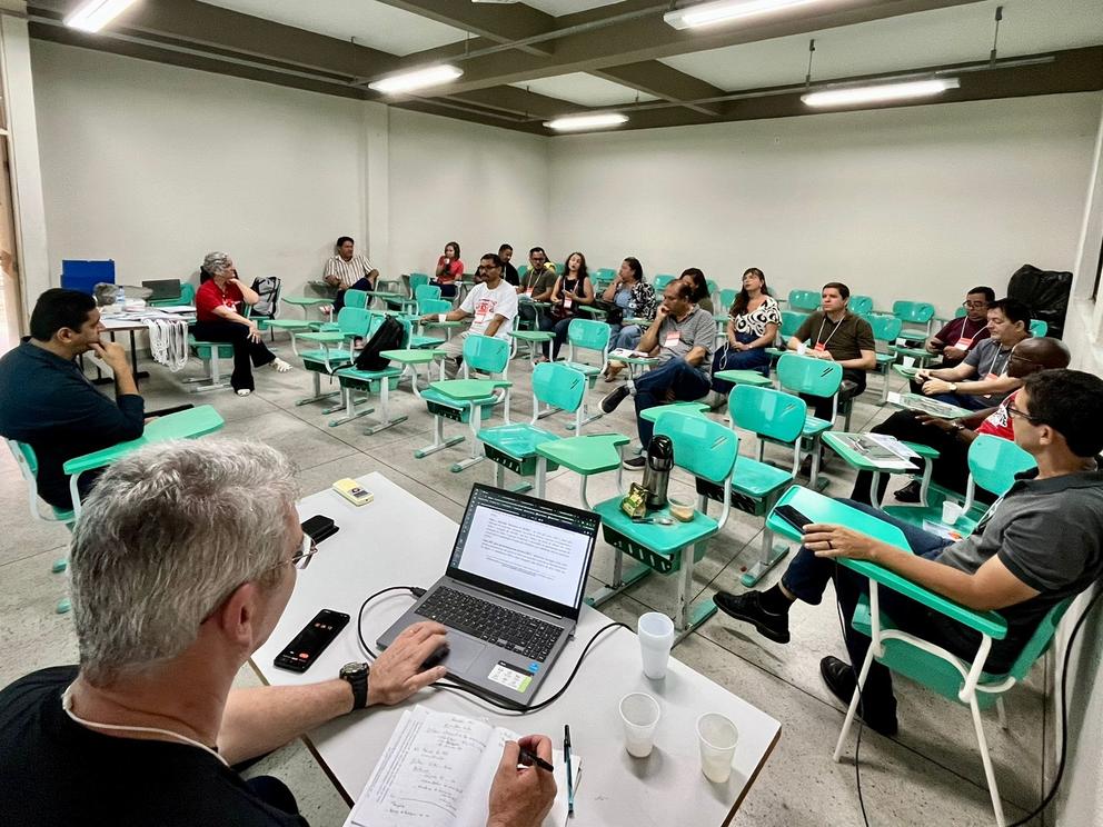 Assembleia setorial no Campus Sertão. 