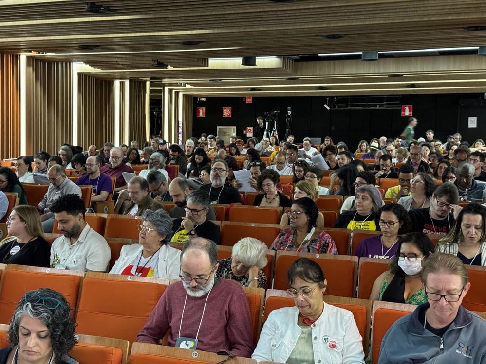 "Fortalecer o Andes-SN nas lutas por mais verbas para a educação, salários e em defesa da natureza" foi o tema central do 67º Conad. 