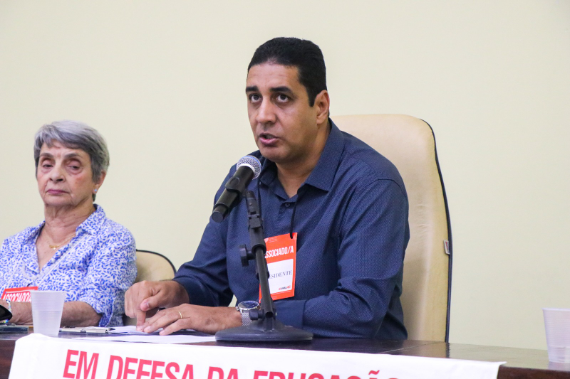 Presidente da Adufal, Jailton Lira. Foto: Karina Dantas/Ascom Adufal