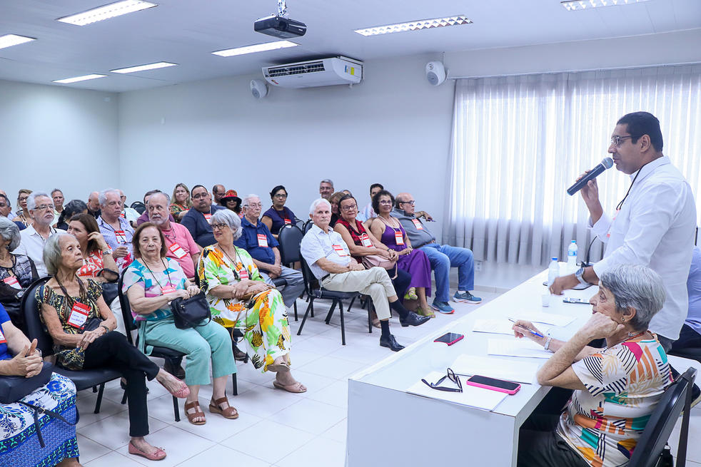 Assembleia geral setorial realizada na sede da Adufal, em 19 de novembro. Foto: Karina Dantas/Ascom Adufal