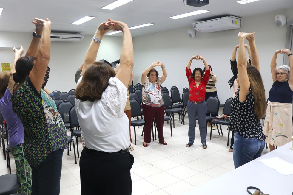 Encontro contou com diversas atividades integrativas entre as docentes. Foto: Karina Dantas/Ascom Adufal