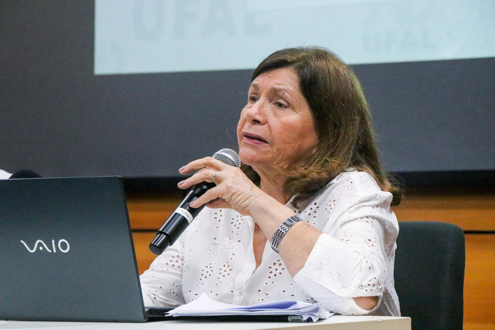 Irailde Correia é mestra e doutora em Educação e vice-presidenta da Adufal. Foto: Karina Dantas/Ascom Adufal