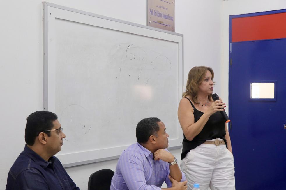 Professora Rosangela Reis, tesoureira da Adufal. Foto: Vanessa Ataíde/Ascom Adufal