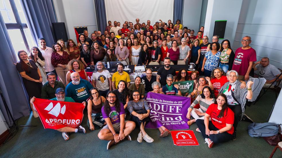 Participantes do do Seminário Nacional de Questões Organizativas do ANDES-SN. Foto: Eline Luz/Imprensa ANDES-SN